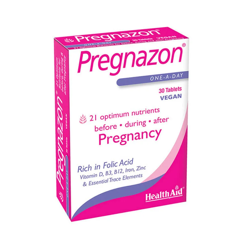 Φωτογραφία προϊόντος: Health Aid Pregnazon 30vegan tabl