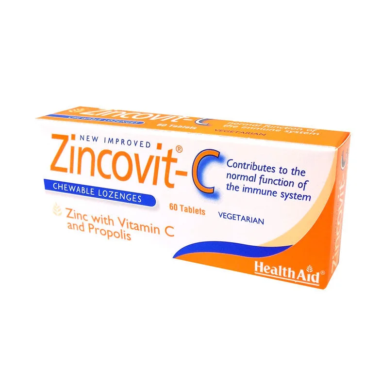 Φωτογραφία προϊόντος: Health Aid Zincovit C-60tabl