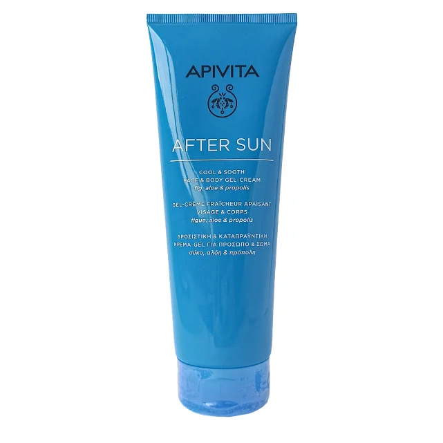 Φωτογραφία προϊόντος: Apivita after sun Δροσιστική Κρέμα gel Για Πρόσωπο - Σώμα 200ml