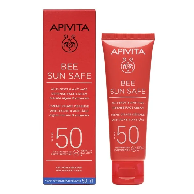 Φωτογραφία προϊόντος: Apivita Bee Sun Safe Anti-spot +amp; Anti-age Spf50 Defense Face Cream 50ml