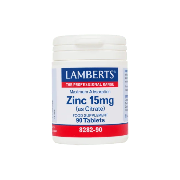 Φωτογραφία προϊόντος: Lamberts Zinc 15mg (Citrate)-90tabl