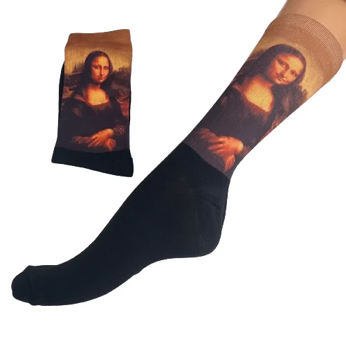 Φωτογραφία προϊόντος: Κάλτσες με print Mona Lisa