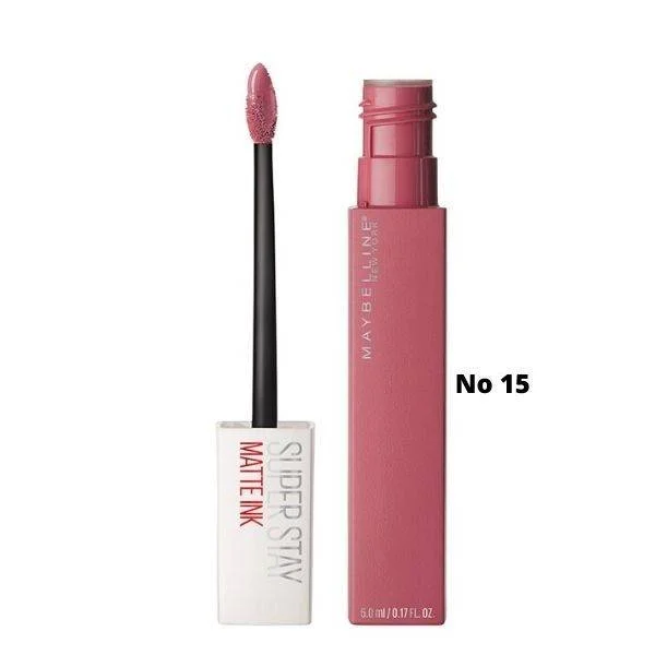 Φωτογραφία προϊόντος: Maybelline Superstay Matte Ink Liquid Lipstick Κραγιόν 5ml Νο 15