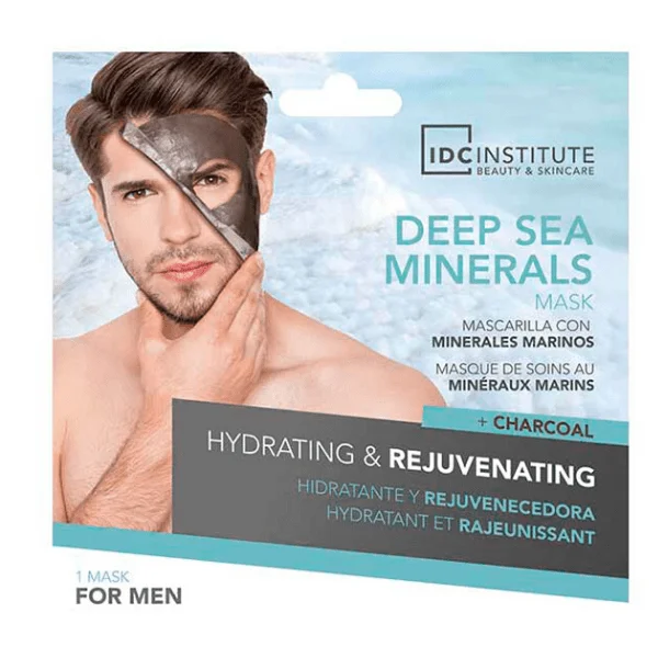 Φωτογραφία προϊόντος: IDC Institute Moisturizing and Rejuvenating Mask Ενυδατική Αντιρυτιδική Μάσκα πανί για Άντρες 22gr