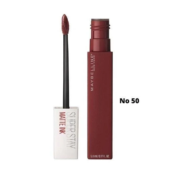 Φωτογραφία προϊόντος: Maybelline Superstay Matte Ink Liquid Lipstick Κραγιόν 5ml Νο 50
