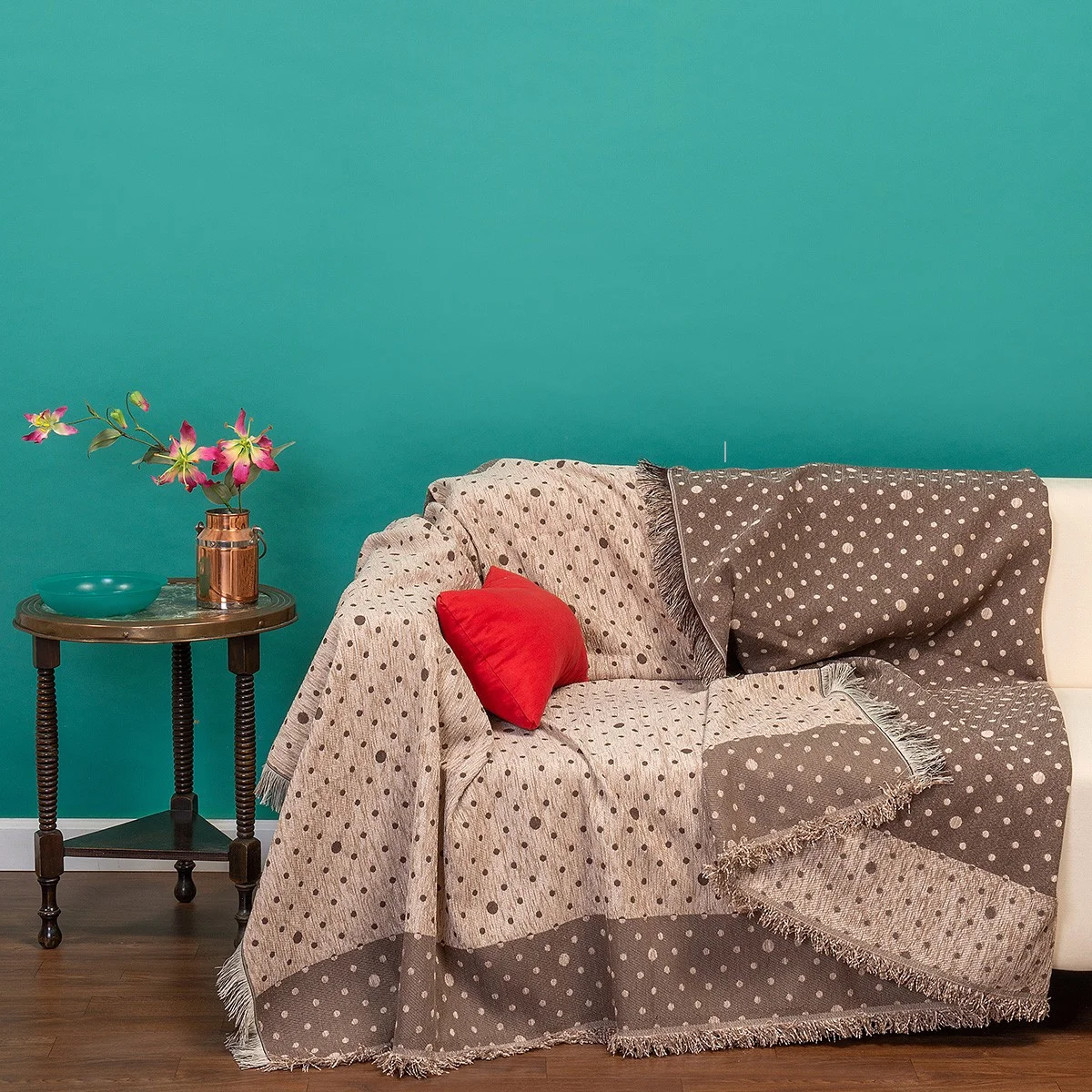 Φωτογραφία προϊόντος: MELINEN ΡΙΧΤΑΡΙ CHENILLE DOTS BEIGE ΔΙΘΕΣΙΟ