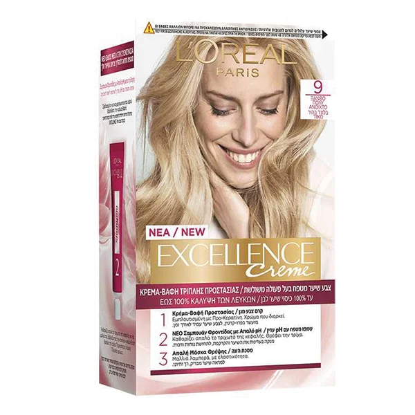 Φωτογραφία προϊόντος: L'Oreal Βαφή Μαλλιών Excellence 48ml | Απόχρωση No 9