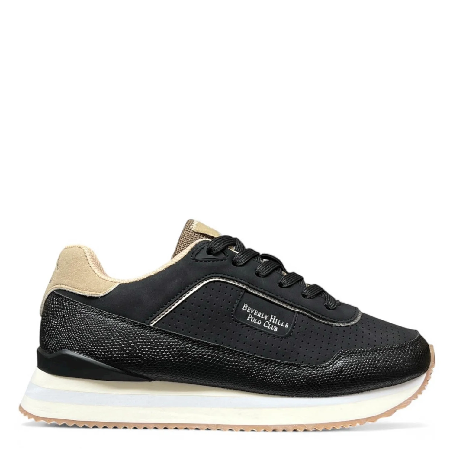 Φωτογραφία προϊόντος: Beverly Hills Polo Club Γυναικεία Sneakers BHW523200-0003-PENNY NBX Eco-Leather Μαύρο Μαύρο