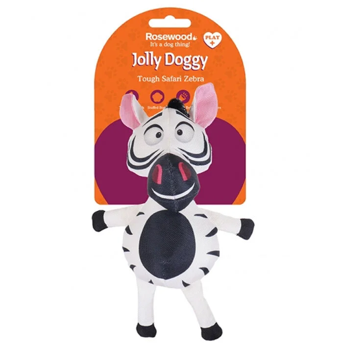 Φωτογραφία προϊόντος: Rosewood Jolly Doggy Tough Safari Zebra Dog Toy