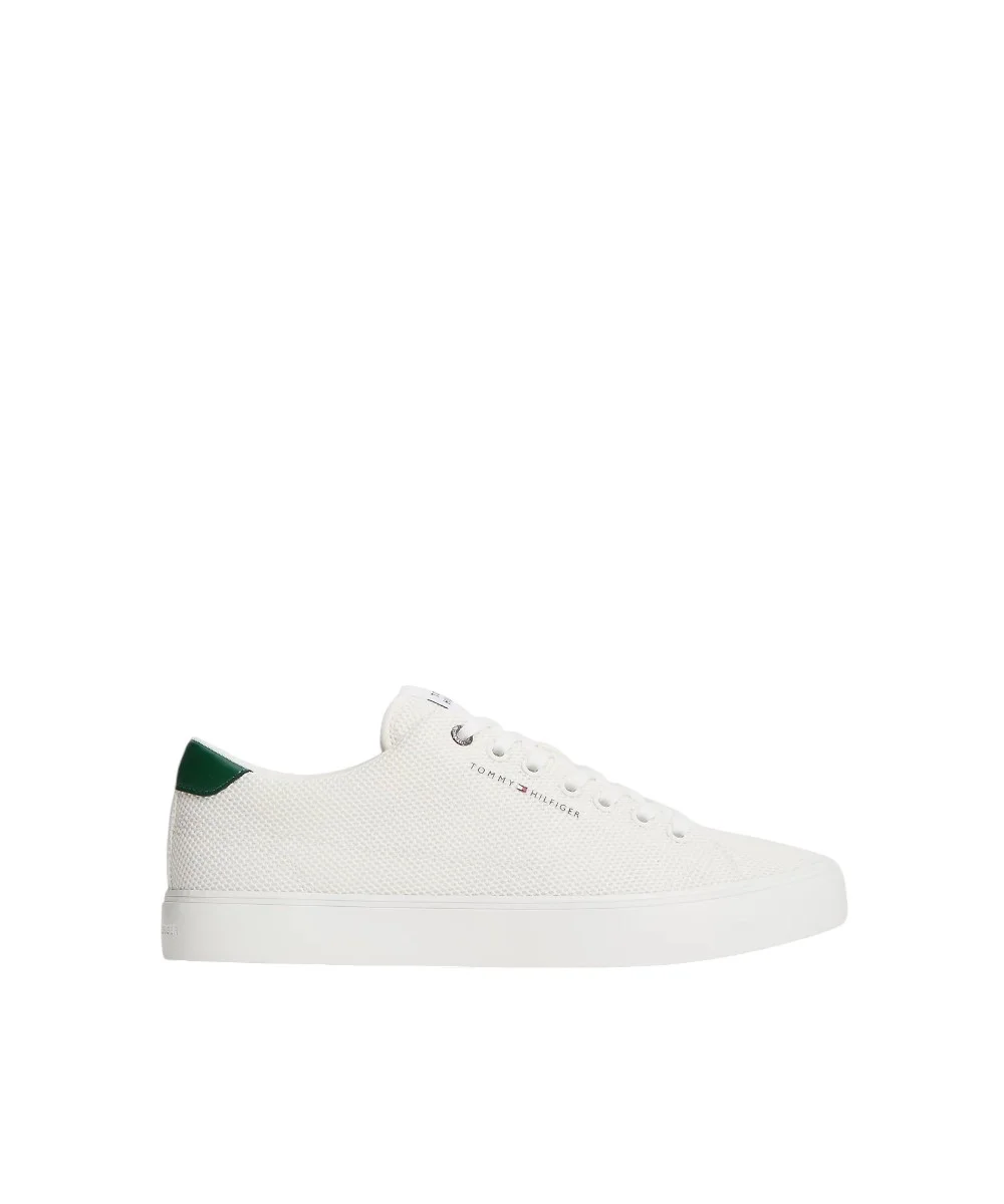 Φωτογραφία προϊόντος: Tommy Hilfiger - Ανδρικά Sneakers Rubberised Flag Mesh Trainers FM0FM05876-0F5 Λευκό