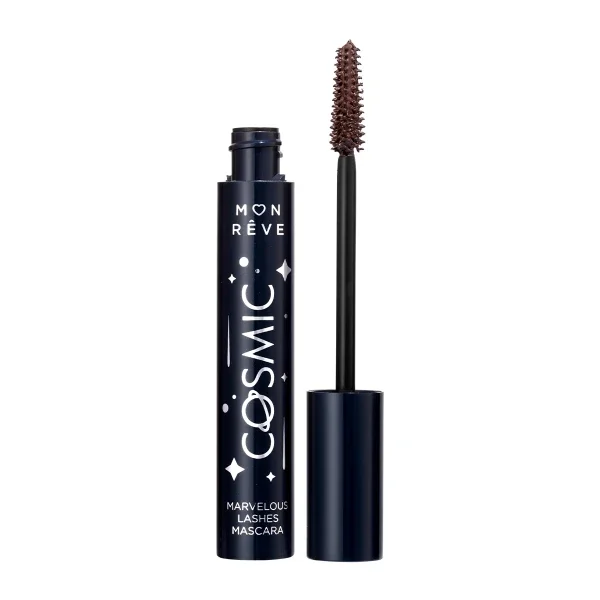 Φωτογραφία προϊόντος: MON REVE Mon Rêve Cosmic Mascara Μάσκαρα για Όγκο & Καμπύλη 12ml - 02 Brown