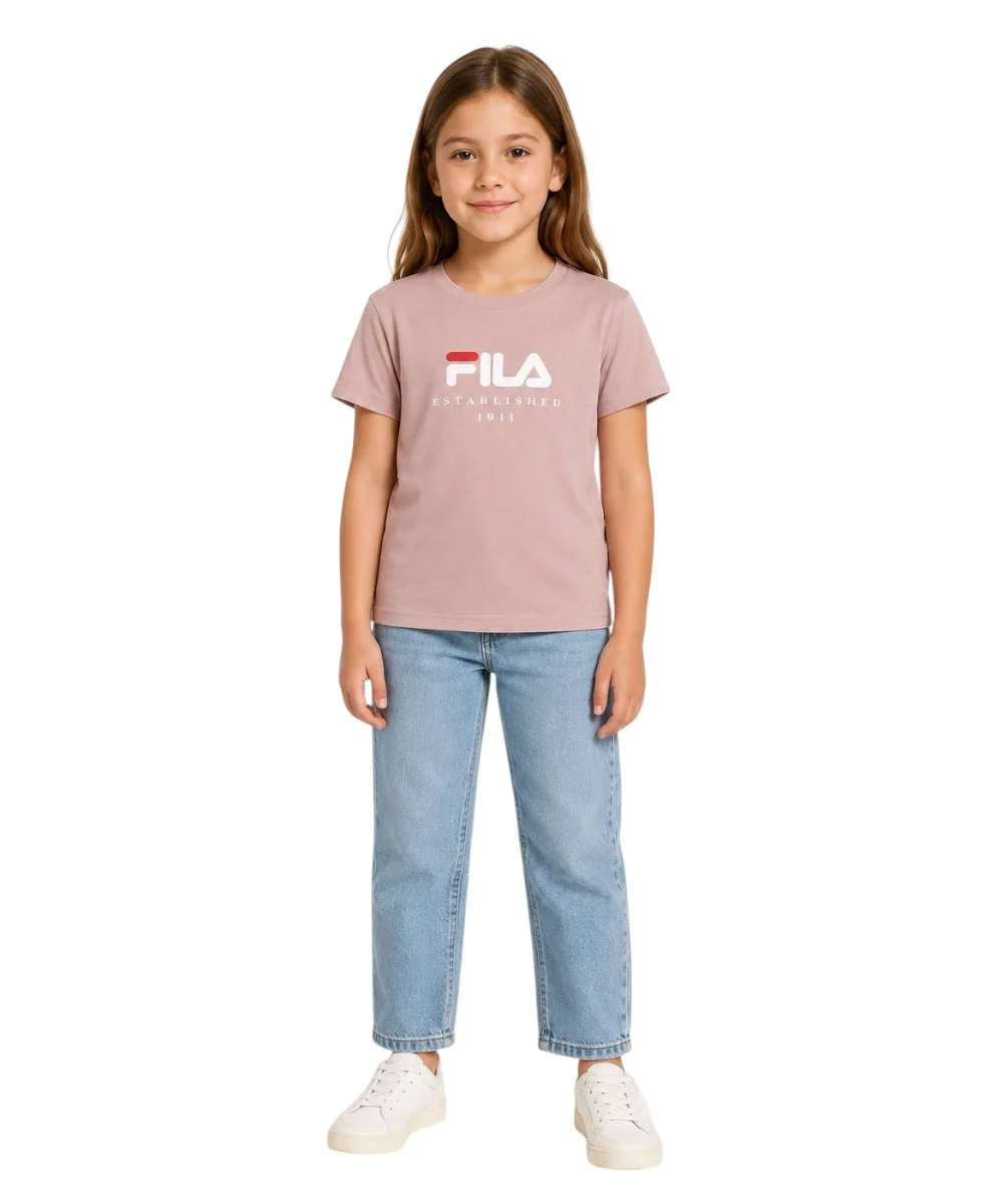 Φωτογραφία προϊόντος: Fila - Παιδικό T-shirt Benna Logo FAK0432-40133 Ροζ