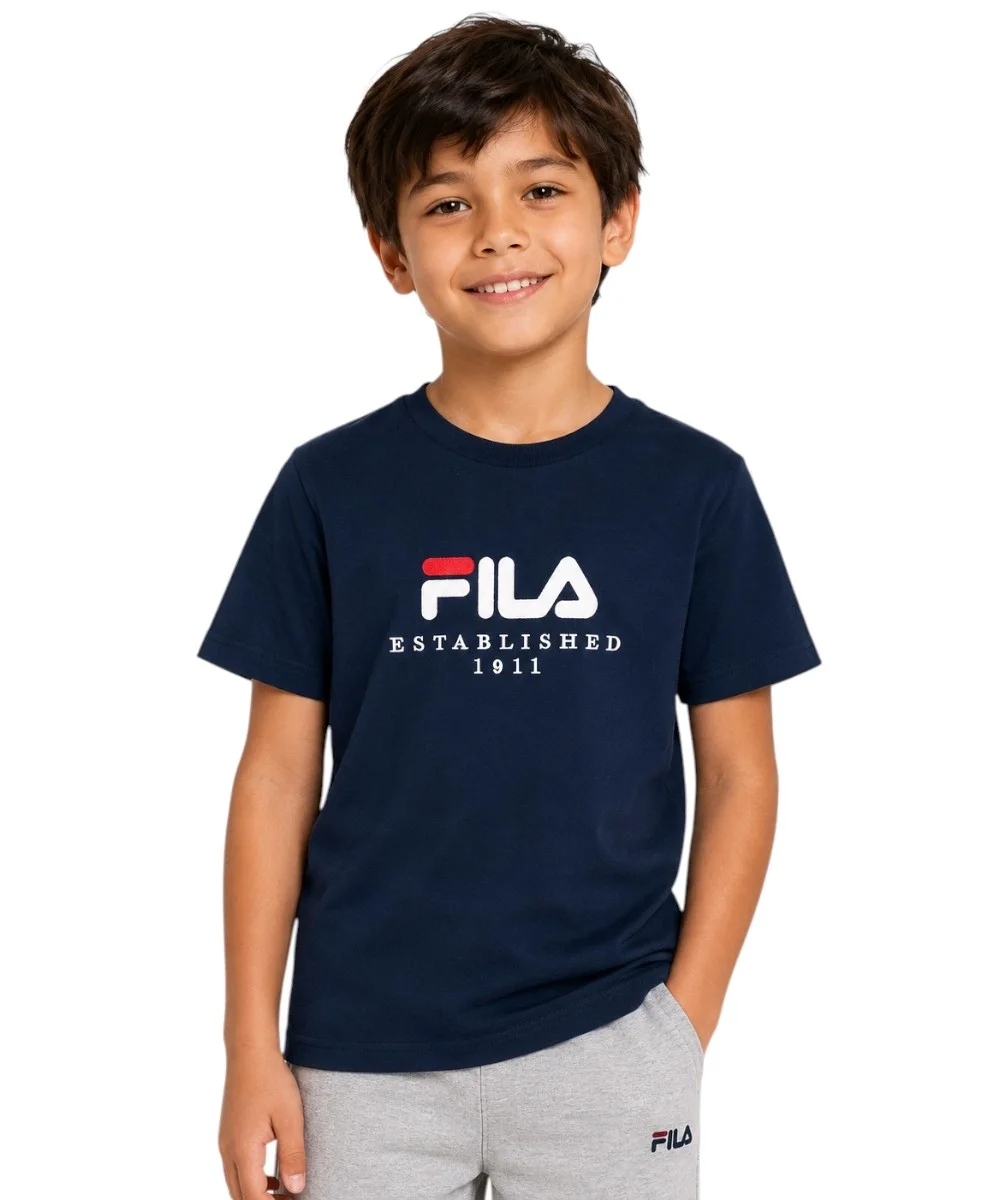 Φωτογραφία προϊόντος: Fila - Παιδικό T-shirt Benna Logo FAK0432-50004 Μπλε