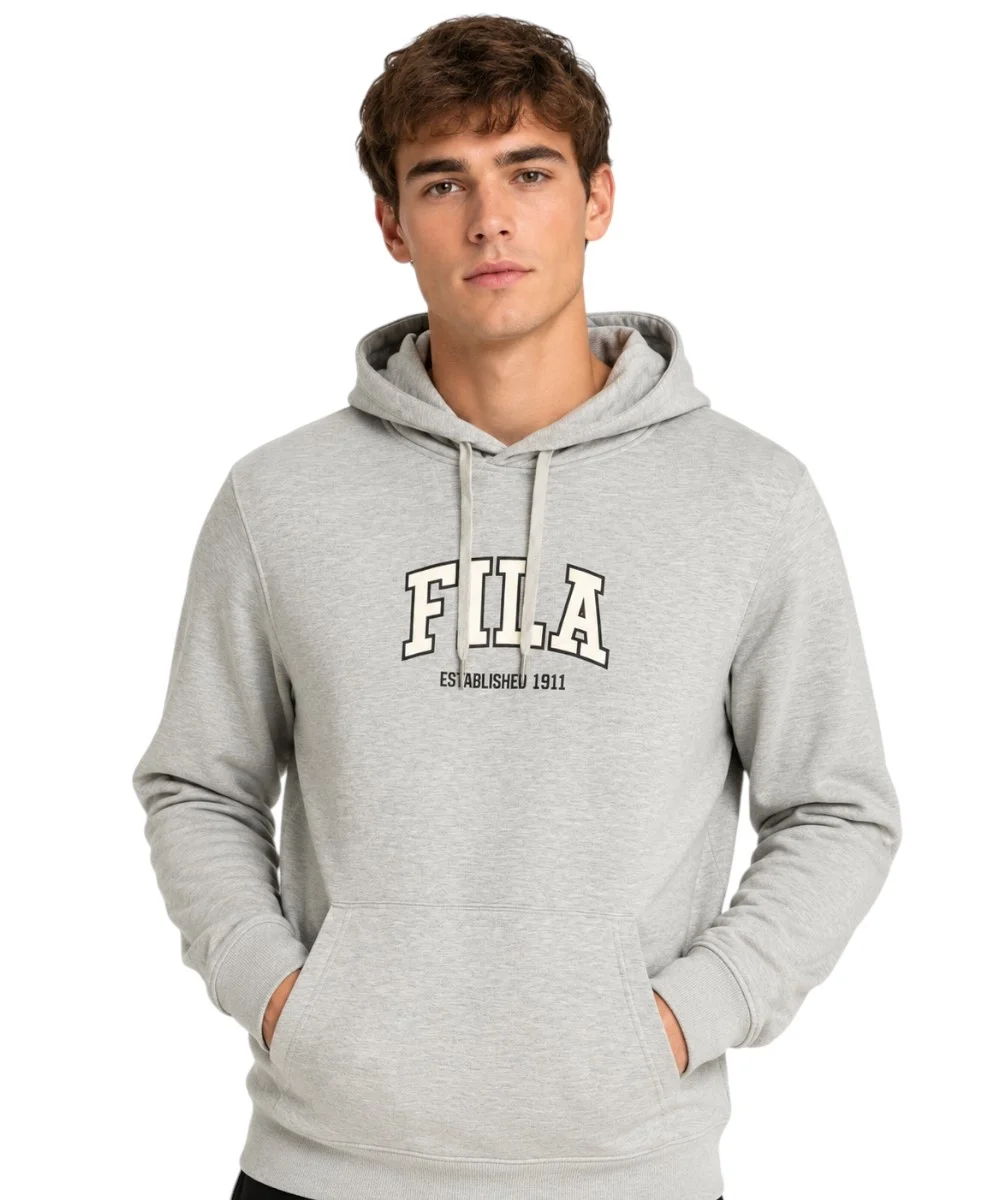Φωτογραφία προϊόντος: Fila - Ανδρική Μπλούζα Φούτερ Με Κουκούλα Rifredi FAM1218-80000 Γκρι