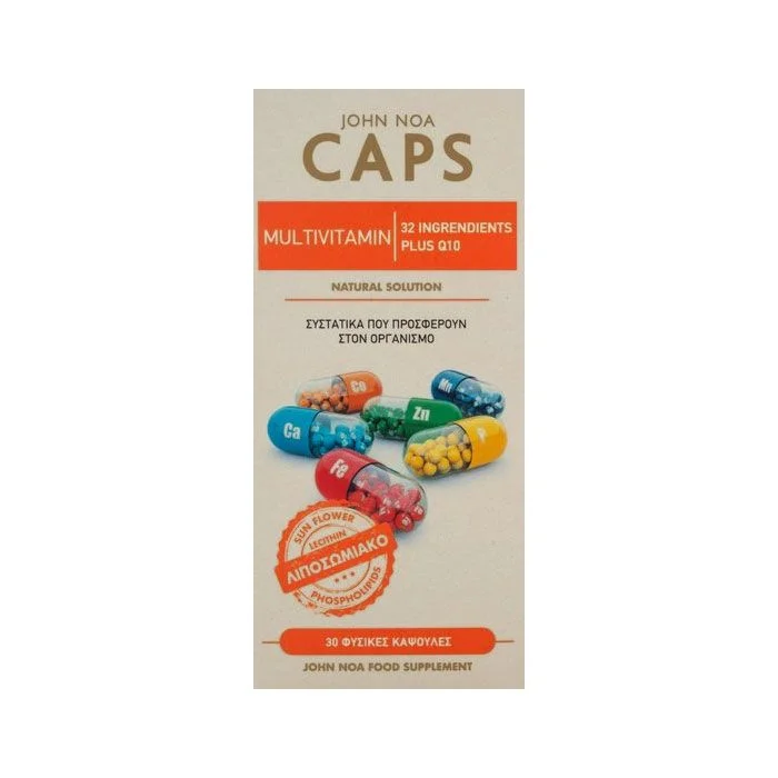 Φωτογραφία προϊόντος: John Noa Caps Multivitamin Plus Q10 30 κάψουλες