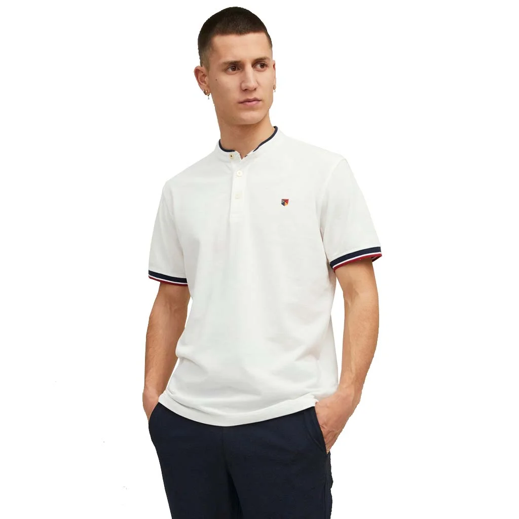 Φωτογραφία προϊόντος: JACK & JONES Ανδρικό Μαο Πόλο JACK & JONES 12171658 Λευκό