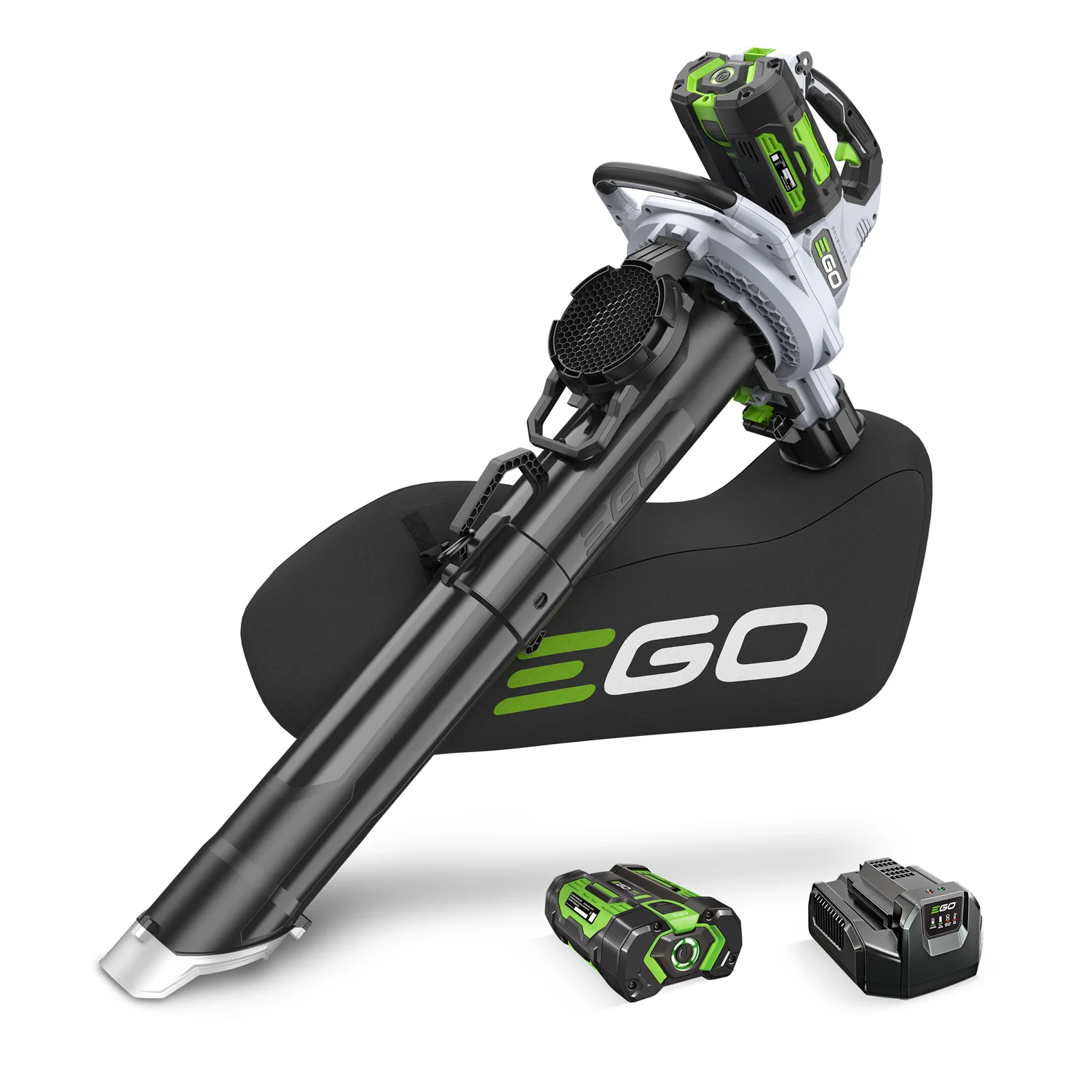 Φωτογραφία προϊόντος: EGO Power+ LV5004E Φυσητήρας, Απορροφητήρας & Τεμαχιστής Φύλλων 3-σε-1 Kit με Μπαταρία 5.0Ah & Φορτιστή