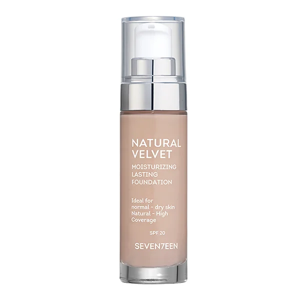 Φωτογραφία προϊόντος: Seventeen Natural Velvet Longlasting Matte Foundation SPF20+ 30ml | Απόχρωση 07 Latte