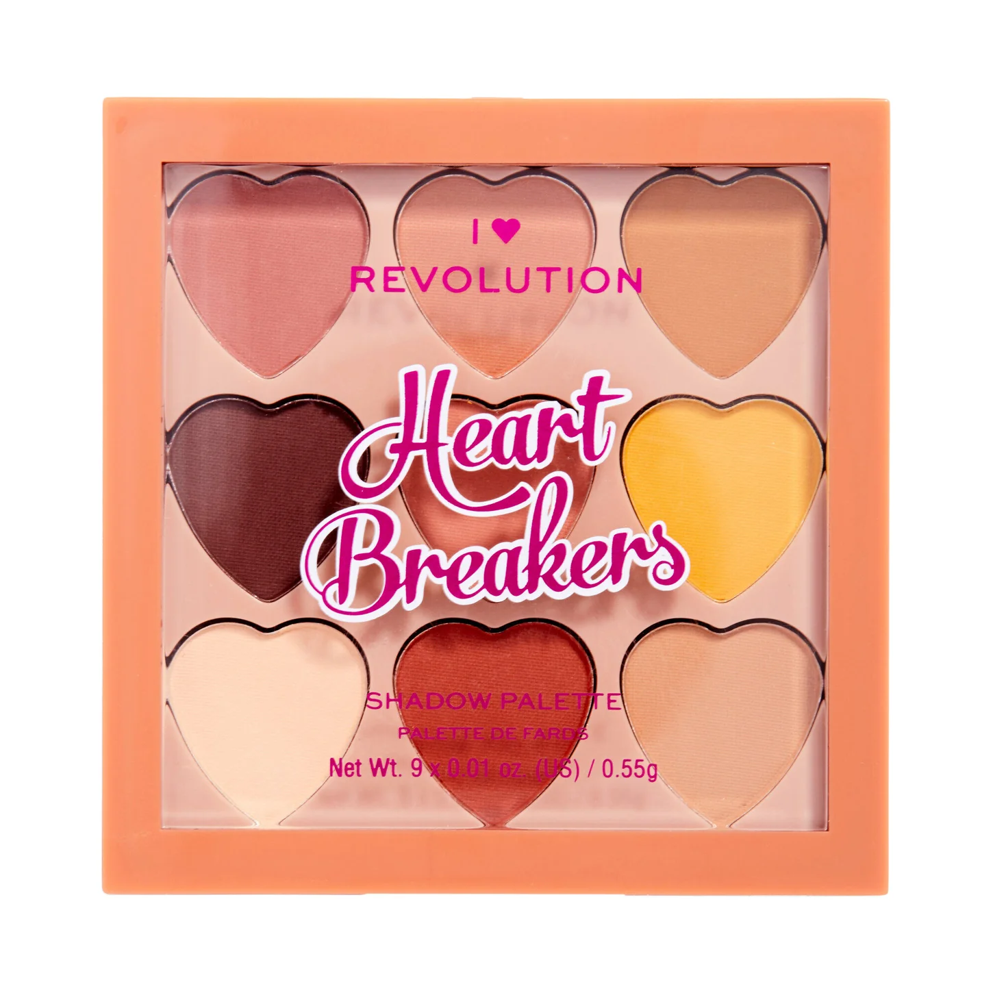 Φωτογραφία προϊόντος: Makeup Revolution I Heart Revolution Heartbreakers Eyeshadow Palette - Plush (5gr)