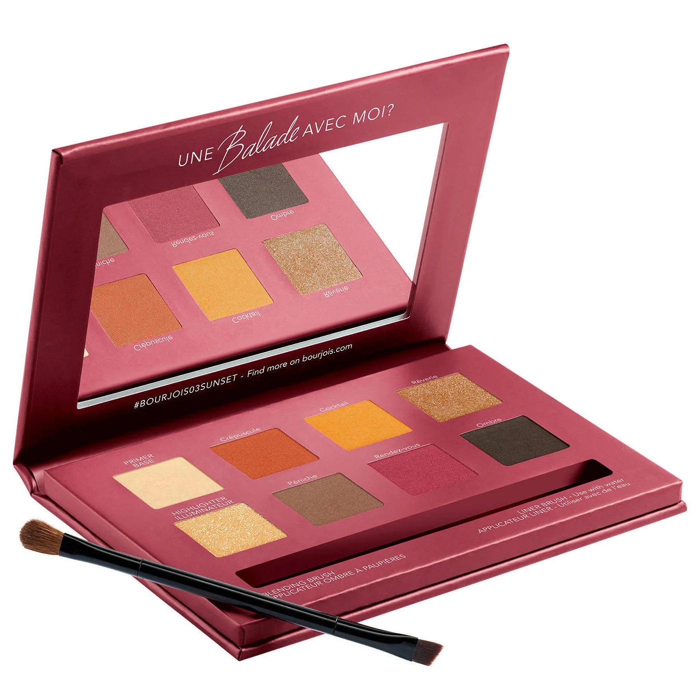 Φωτογραφία προϊόντος: Bourjois 4-In-1 Eyeshadow Palette - 03 Sunset Edition (7,68gr)