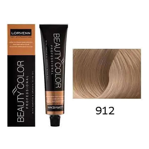 Φωτογραφία προϊόντος: Lorvenn Beauty Color 70ml | Απόχρωση 9.12 Κατάξανθο Σαντρέ Ιριζέ