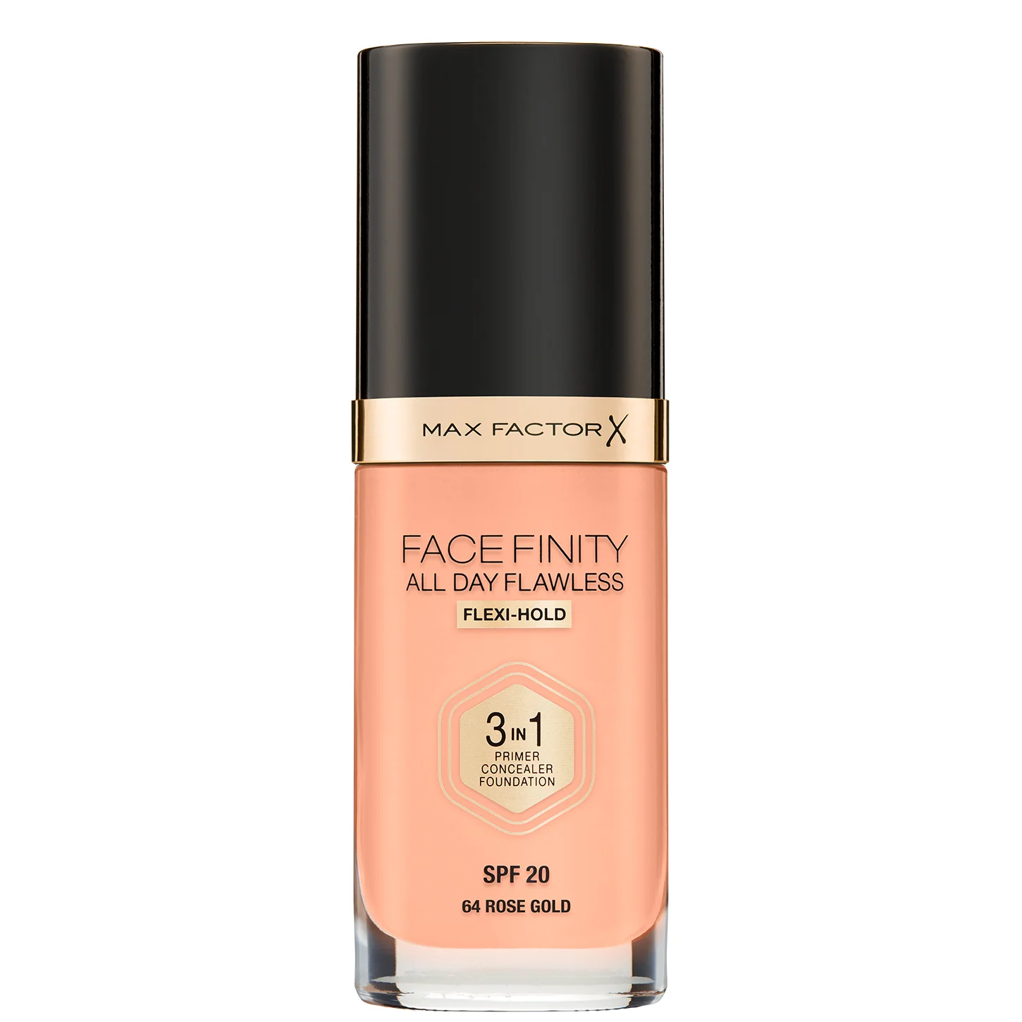 Φωτογραφία προϊόντος: Max Factor Facefinity All Day Flawless 3-In-1 Foundation - 64 Rose Gold (30ml)