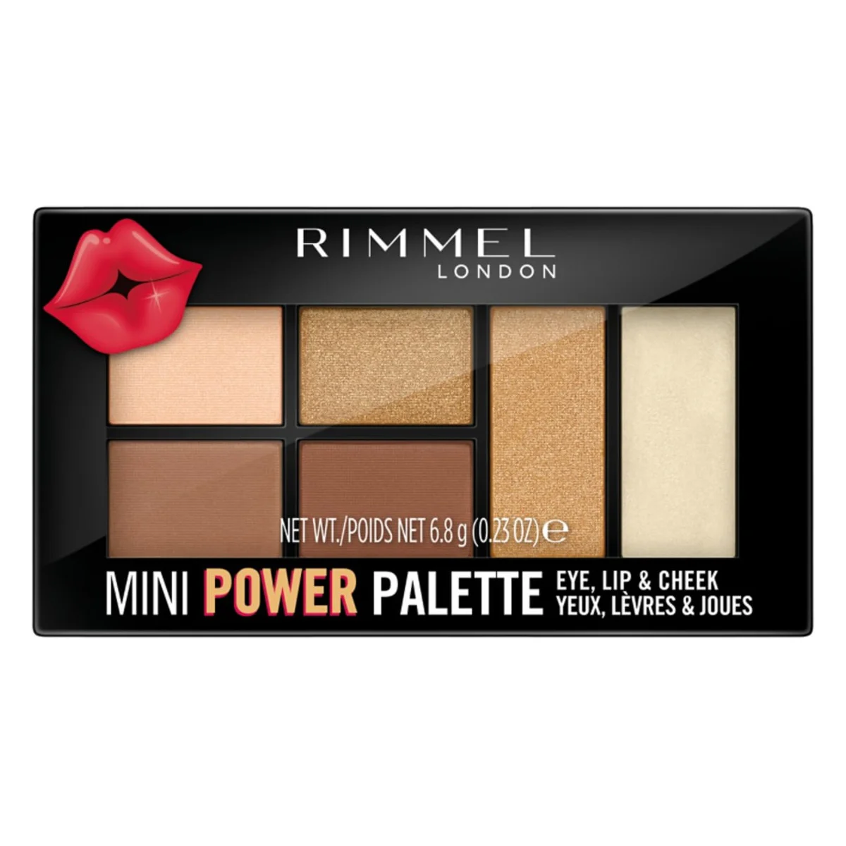 Φωτογραφία προϊόντος: Rimmel London Rimmel Mini Power Eye Lip & Cheek Palette - 2 Sassy