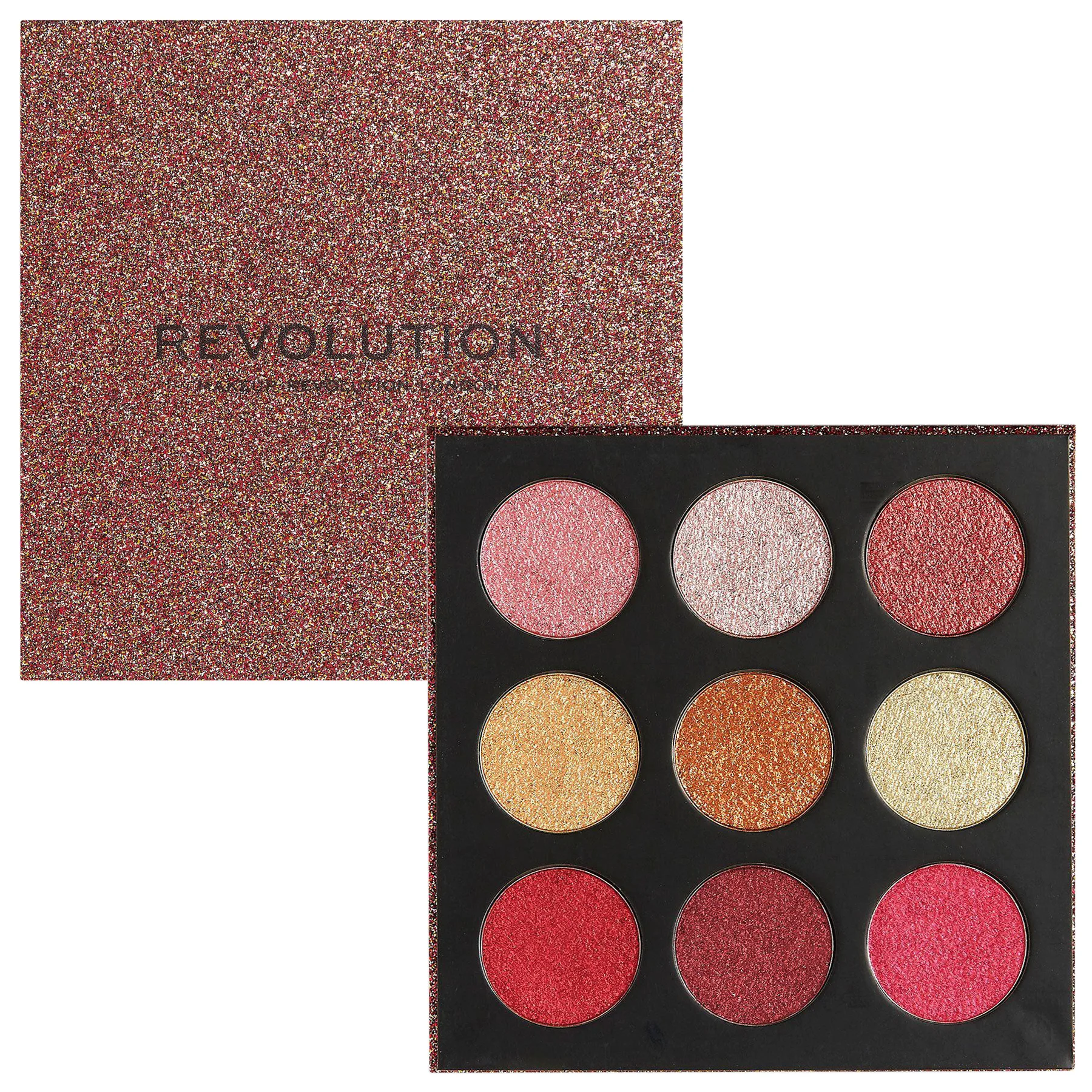 Φωτογραφία προϊόντος: Makeup Revolution Euphoric Foil Eyeshadow Palette - House of Fun (18,9gr)