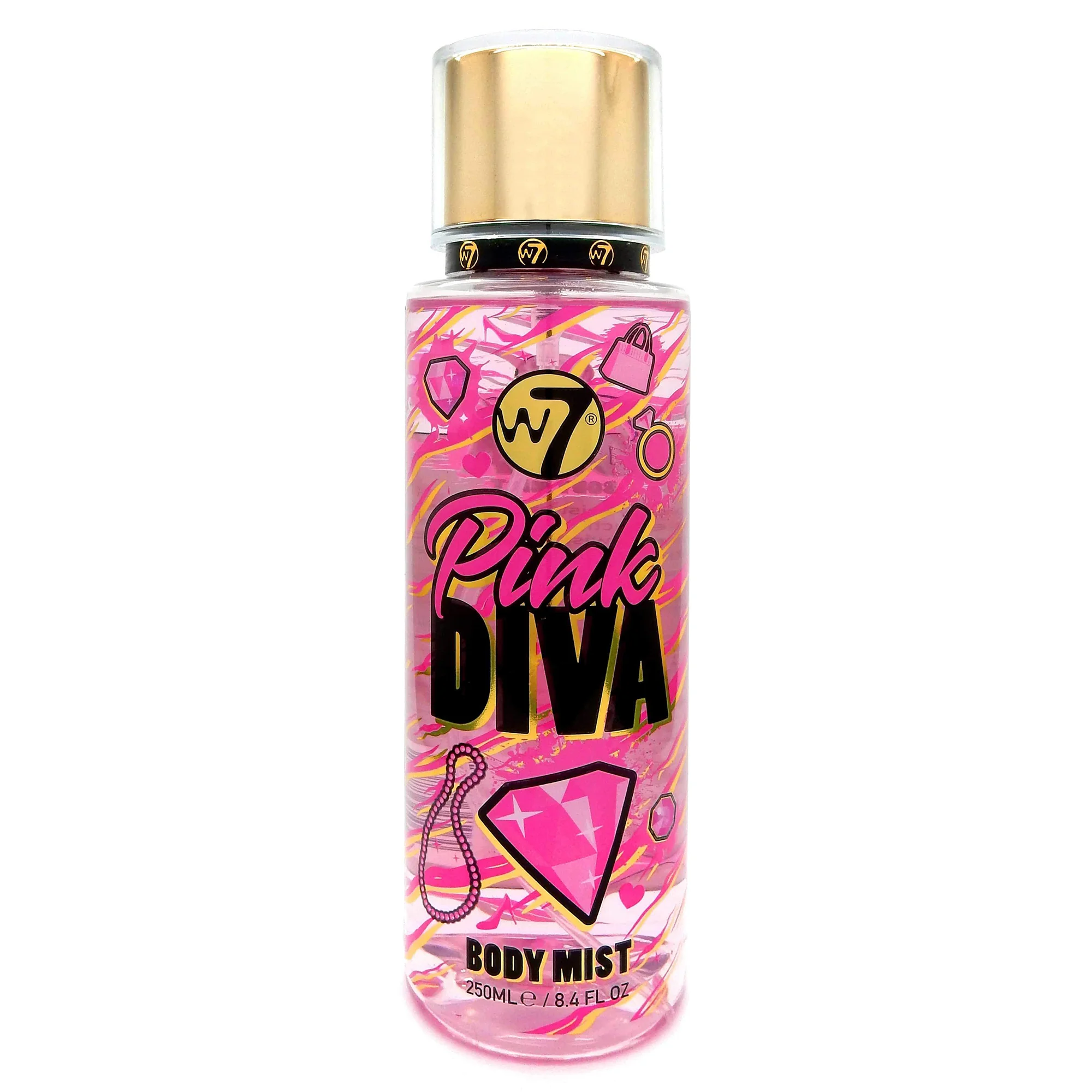Φωτογραφία προϊόντος: W7 Cosmetics W7 Body Mist - Pink Diva (250ml)