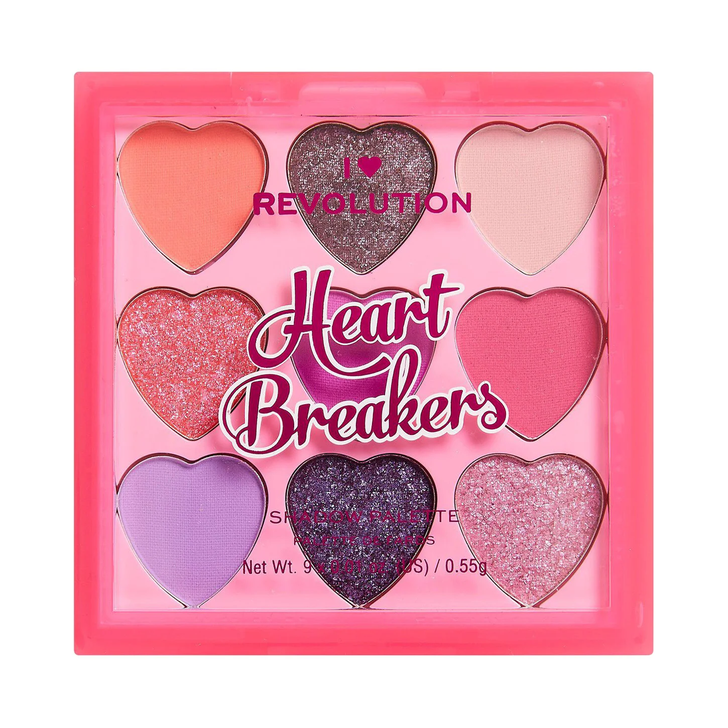 Φωτογραφία προϊόντος: Makeup Revolution I Heart Revolution Heartbreakers Eyeshadow Palette - Flamboyant (5gr)