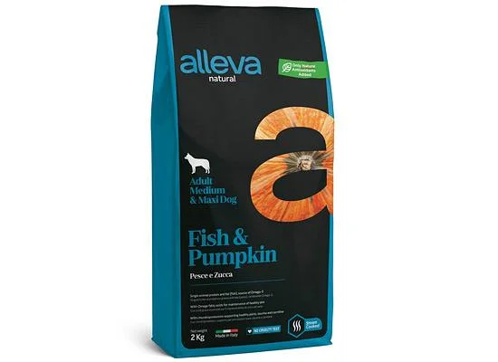 Φωτογραφία προϊόντος: Alleva NATURAL FISH & PUMPKIN ADULT MEDIUM - MAXI DOG 12kgr