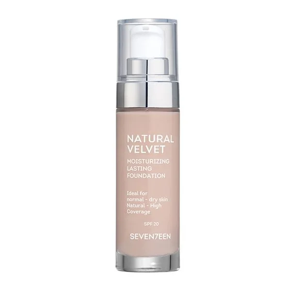 Φωτογραφία προϊόντος: Seventeen Natural Velvet Longlasting Matte Foundation SPF20+ 35ml | Απόχρωση 05 Medium Beige