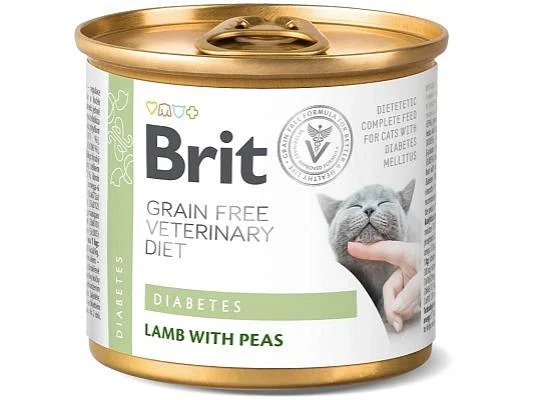 Φωτογραφία προϊόντος: Brit Vetenirary Diets Cat Diabetes Κλινική Κονσέρβα Γάτας 200gr