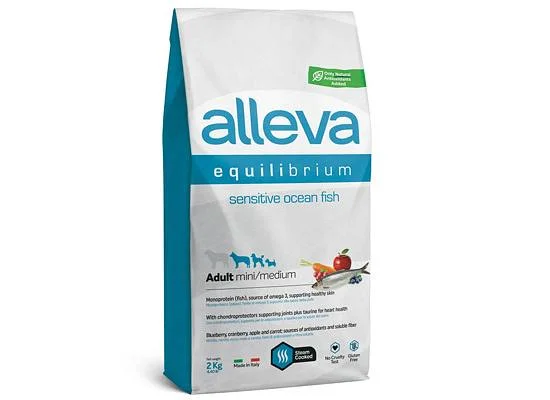 Φωτογραφία προϊόντος: Alleva Equilibrium SENSITIVE OCEAN FISH ADULT MINI DOG 2Kg Μίνι 2kgr