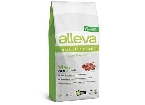 Φωτογραφία προϊόντος: Alleva Equilibrium SENSITIVE LAMB PUPPY ALL BREEDS DOG 12kg Al breeds 12kgr