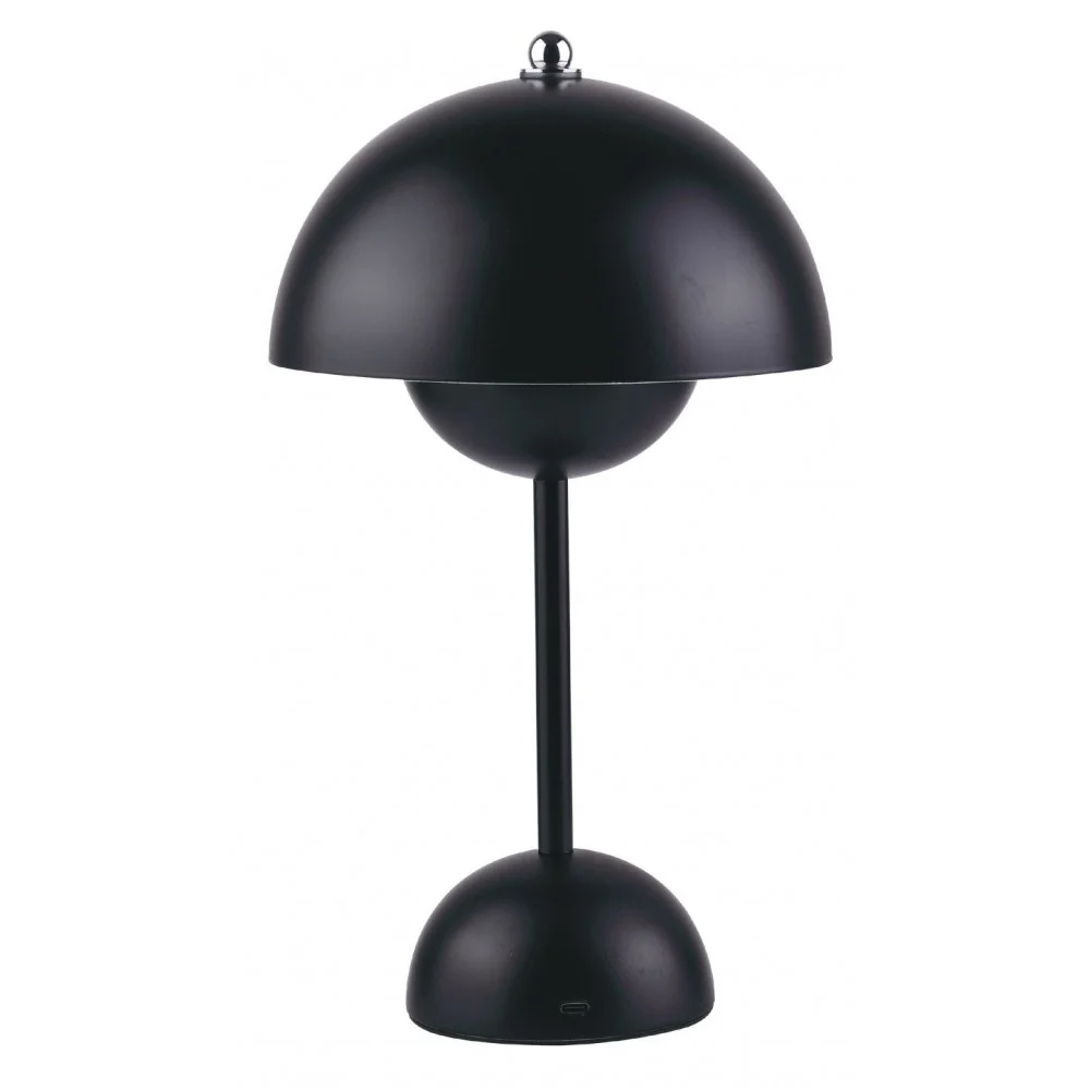 Φωτογραφία προϊόντος: Inlight Rechargeable LED 1.5W 3CCT Touch Table Lamp Black D:10x24cm (3059-Black)