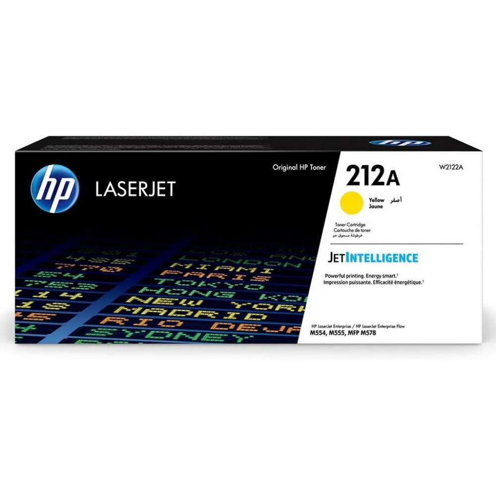 Φωτογραφία προϊόντος: HEWLETT PACKARD HP 212A Original LaserJet Toner Cartridge Yellow (W2122A) (HPW2122A)