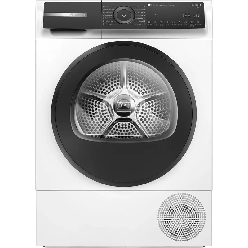 Φωτογραφία προϊόντος: Στεγνωτήριο Ρούχων Bosch WQH245B6BY 9kg Α+++ με Αντλία θερμότητας και Wifi Λευκό