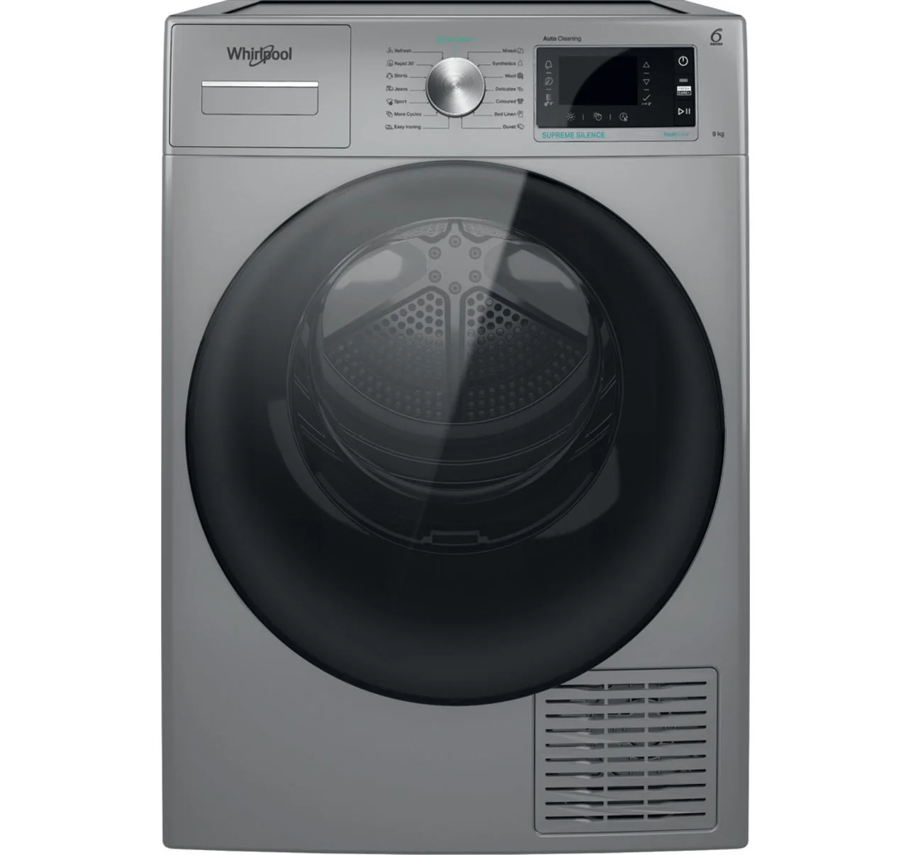 Φωτογραφία προϊόντος: Στεγνωτήριο Ρούχων Whirlpool W7 D93SB EE 9kg A++ με Αντλία Θερμότητας,Ασημί