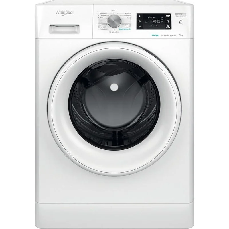 Φωτογραφία προϊόντος: Πλυντήριο Ρούχων Whirlpool FFB 7469 WV EE 7kg Α 1400 Στροφών Steam Refresh