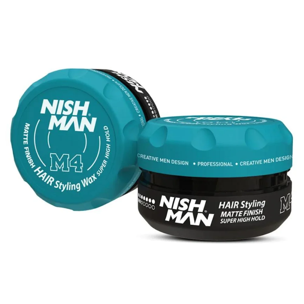 Φωτογραφία προϊόντος: Nishman Κερί Μαλλιών Nisman Matte Finish M4 High Hold 100ml
