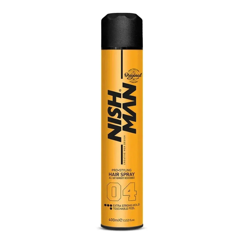 Φωτογραφία προϊόντος: Λακ Spray Μαλλιών Nishman Hair Spray 04 Extra Strong Hold 400ml