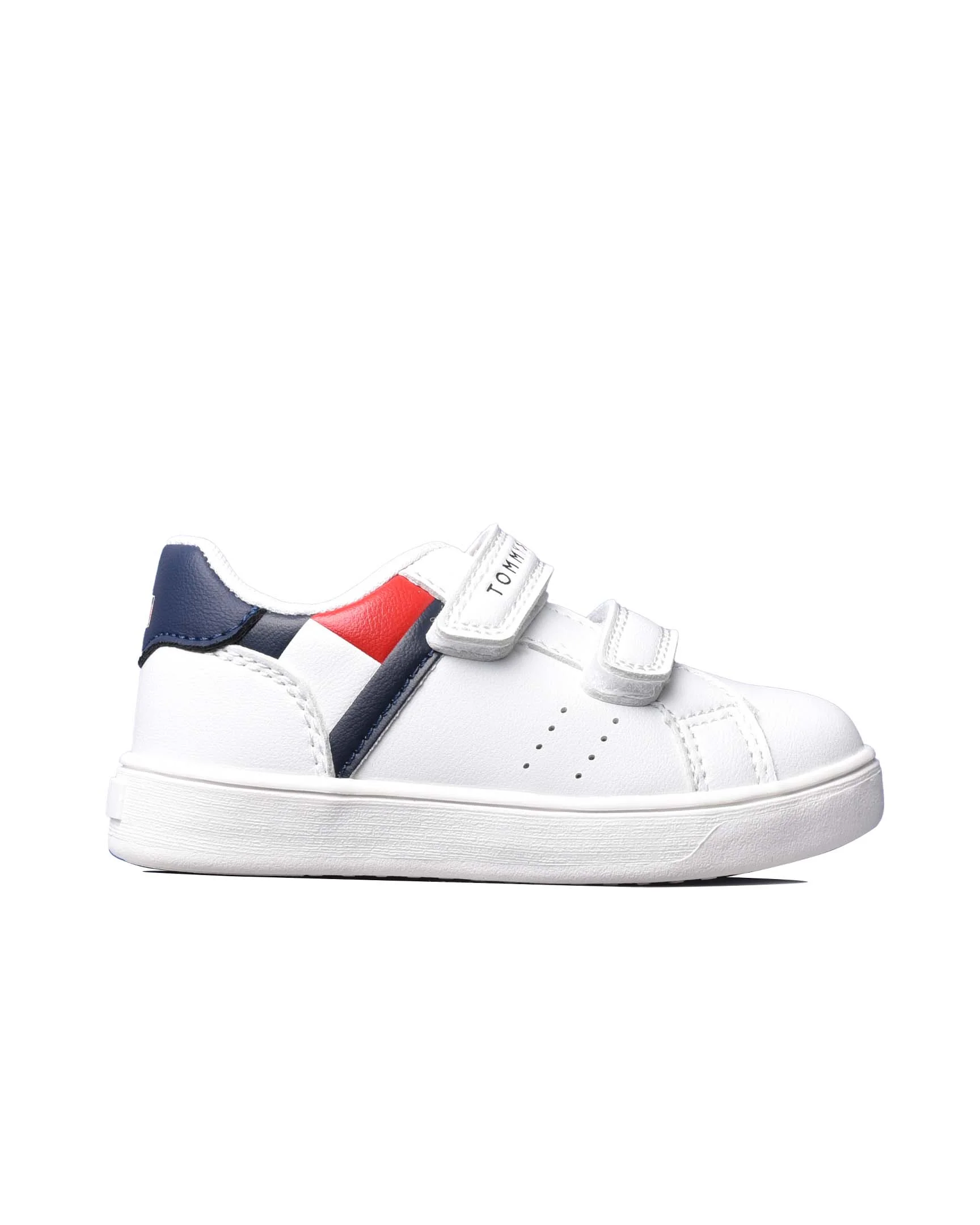 Φωτογραφία προϊόντος: Παιδικά Παπούτσια Tommy Hilfiger Flag Low Cut Velcro T1Β9-33327-1355100 Ασπρο