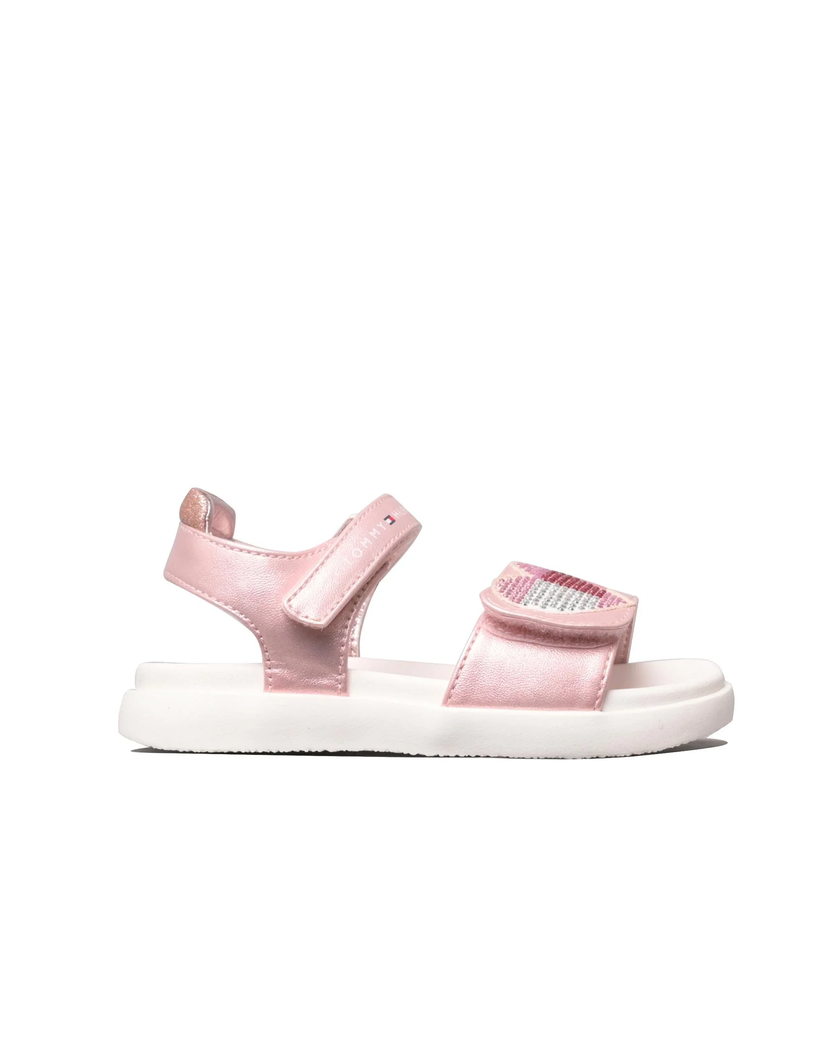 Φωτογραφία προϊόντος: Παιδικό Πέδιλο Tommy Hilfiger Strass Heart Velcro T1A2-32752-1367 Ροζ για νήπια