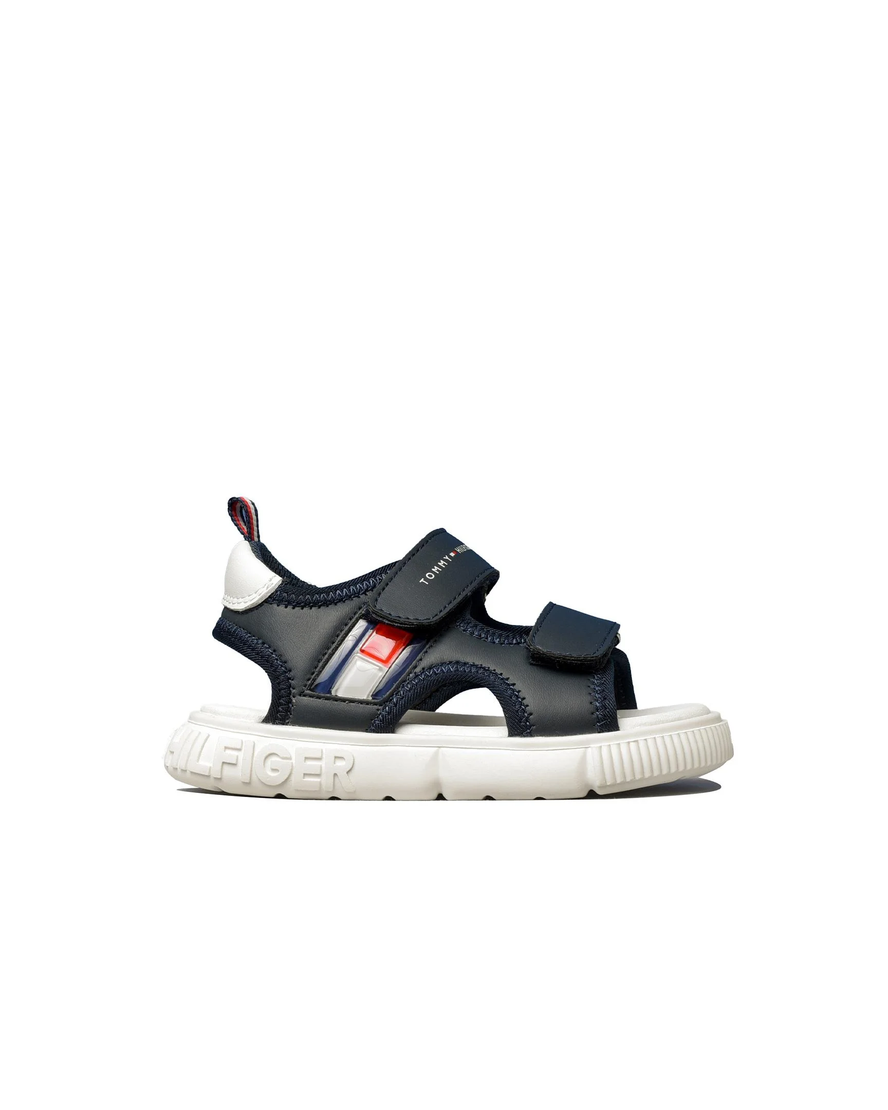 Φωτογραφία προϊόντος: Παιδικό Πέδιλο Tommy Hilfiger Flag Velcro Sandal T1B2-32900-1355 Μπλε για νήπια