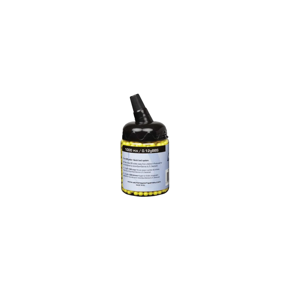Φωτογραφία προϊόντος: ASG ΜΠΙΛΙΕΣ SOFT GOLD FIRE 0.12g - 1000pcs σε μικρό μπουκαλάκι