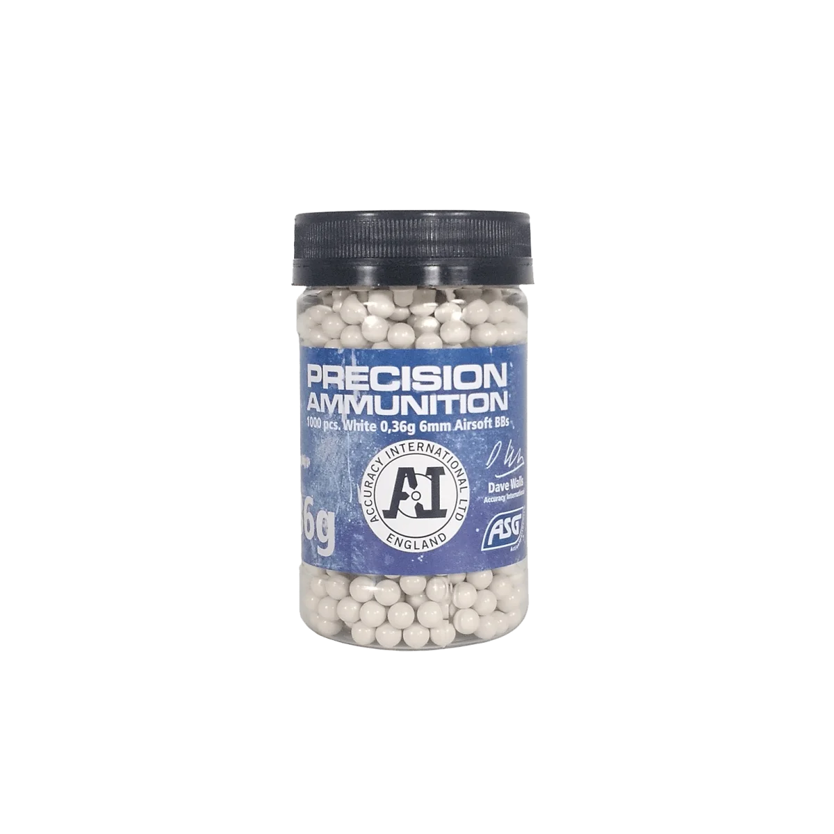Φωτογραφία προϊόντος: ASG ΜΠΙΛΙΕΣ SOFT AI 0,36g / 1000, white, in bottle