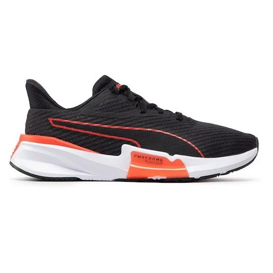 Φωτογραφία προϊόντος: Puma PWRFrame TR Ανδρικά Αθλητικά Παπούτσια για Προπόνηση + Γυμναστήριο Μαύρα (376049-02)