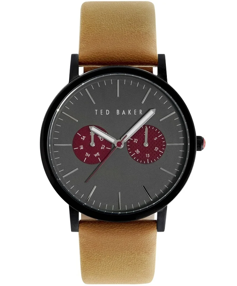 Φωτογραφία προϊόντος: Ted Baker Brit Ρολόι Μπαταρίας με Καφέ Δερμάτινο Λουράκι ΤΕ10024783