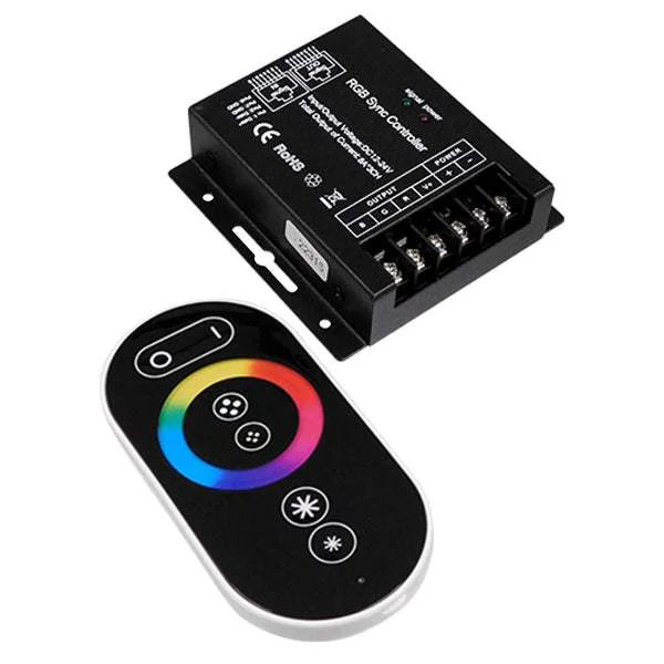 Φωτογραφία προϊόντος: ΑΣΥΡΜΑΤΟ RF CONTROLLER RGB RJ45 8A DC 12V/288W 24V/576W